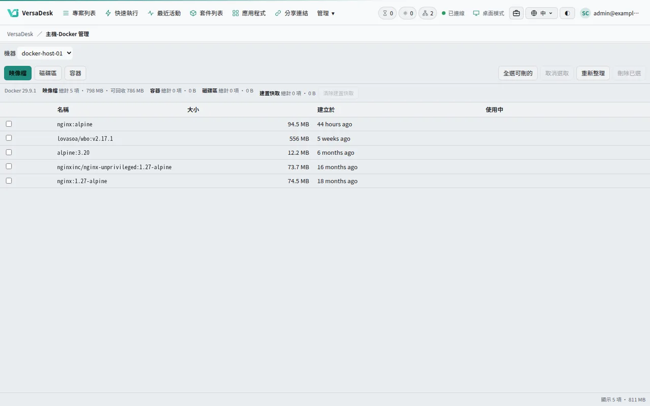 主機-Docker 管理